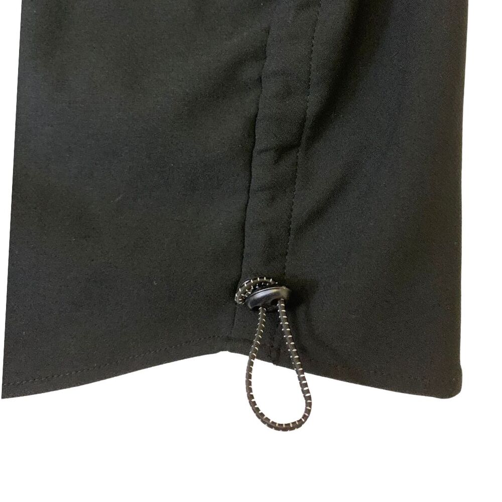 ZARA Black Mini Skirt with City Logo Waistband  Size L - Picture 3 of 6
